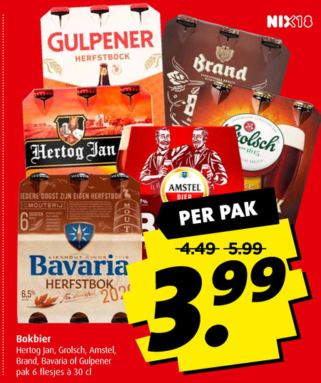 Brand   bokbier folder aanbieding bij  Boni - details