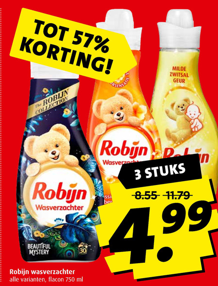 Robijn   wasverzachter folder aanbieding bij  Boni - details