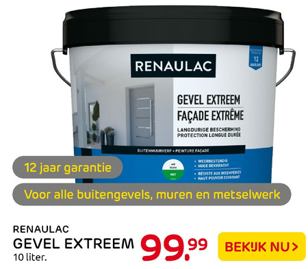 Renaulac   muurverf folder aanbieding bij  Praxis - details