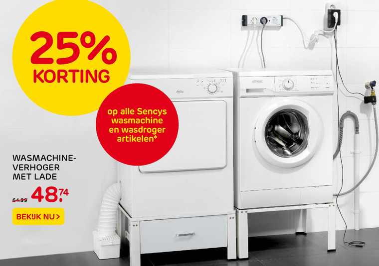 Sencys   waterslagdemper, wasmachinekraan folder aanbieding bij  Praxis - details