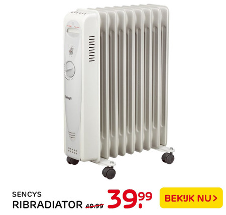 Sencys   elektrische kachel folder aanbieding bij  Praxis - details