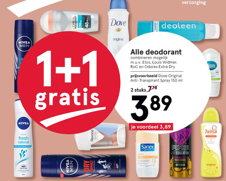 Alle merken   deodorant folder aanbieding bij  Etos - details