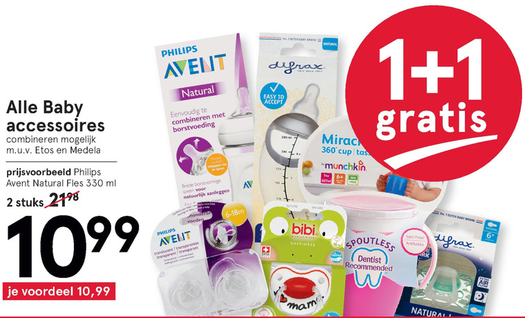 Alle merken   babyflesje, flesspeen folder aanbieding bij  Etos - details