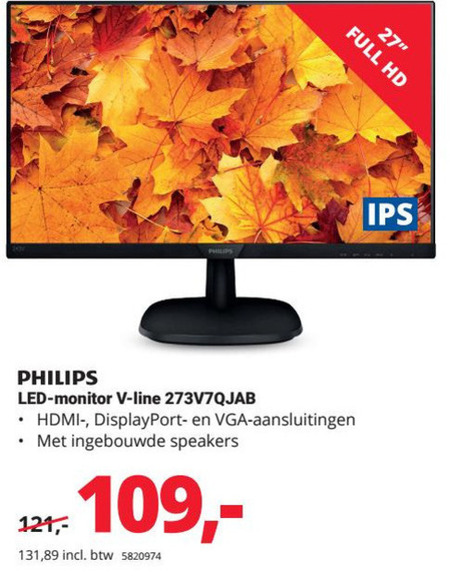 Philips   monitor folder aanbieding bij  Office Centre - details