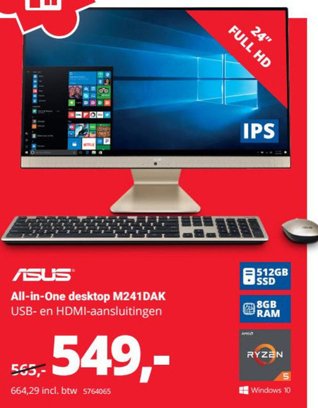 Asus   pc systeem folder aanbieding bij  Office Centre - details