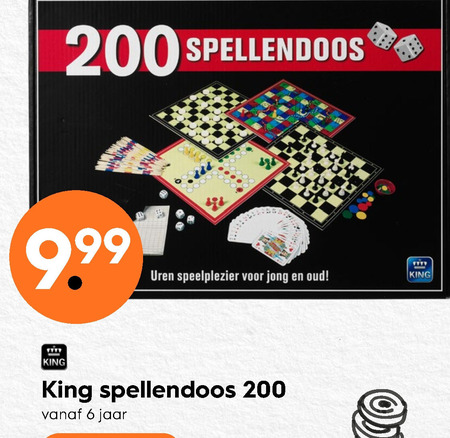 King   spellendoos folder aanbieding bij  Blokker - details