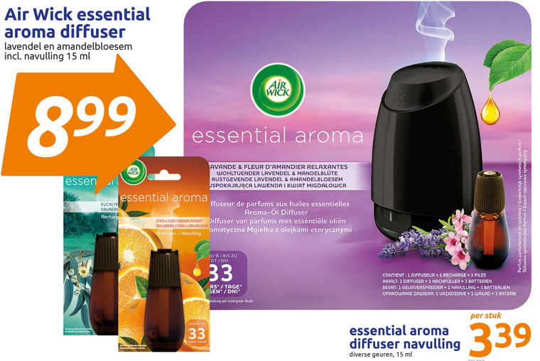 Airwick folder aanbieding bij Action -