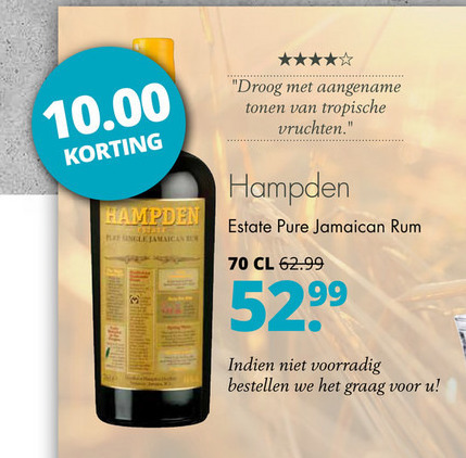 Hampden   rum folder aanbieding bij  Mitra - details