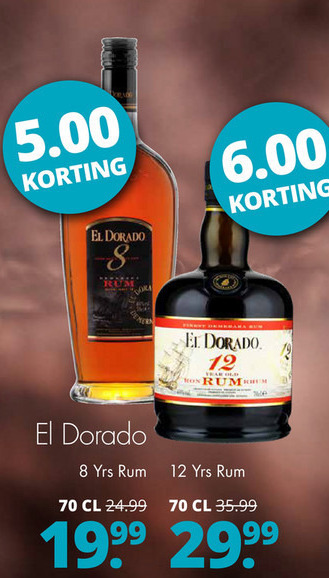 El Dorado   rum folder aanbieding bij  Mitra - details