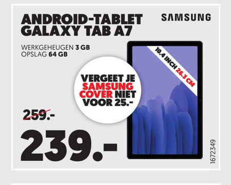 Samsung   tablet folder aanbieding bij  Mediamarkt - details