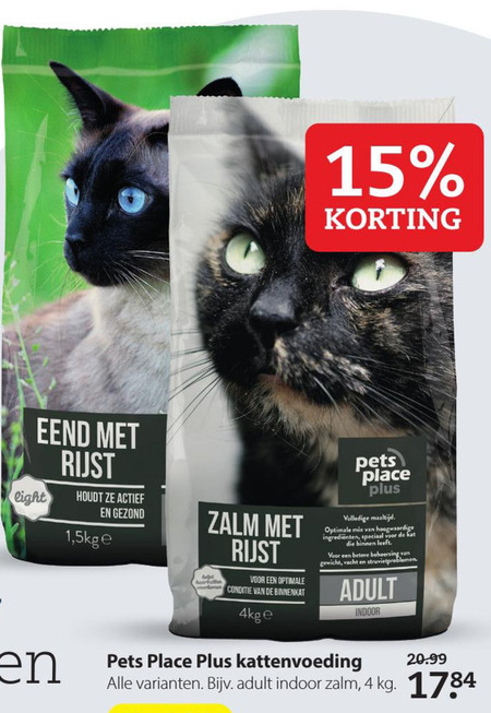 Pets Place Huismerk   kattenvoer folder aanbieding bij  Pets Place - details