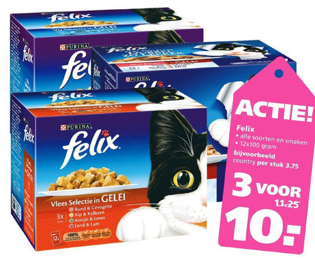 Felix   kattenvoer folder aanbieding bij  Ranzijn Tuin en Dier - details