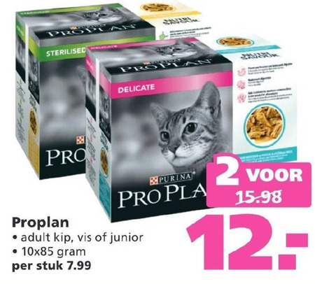 Pro Plan   kattenvoer folder aanbieding bij  Ranzijn Tuin en Dier - details