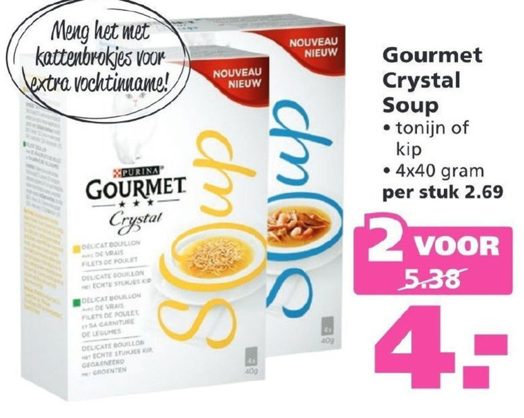 Gourmet   kattenvoer folder aanbieding bij  Ranzijn Tuin en Dier - details