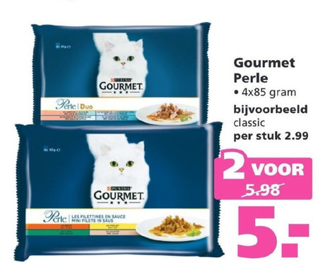 Gourmet   kattenvoer folder aanbieding bij  Ranzijn Tuin en Dier - details