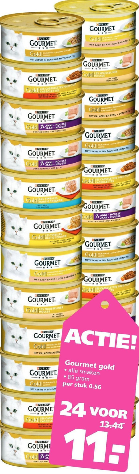 Gourmet   kattenvoer folder aanbieding bij  Ranzijn Tuin en Dier - details