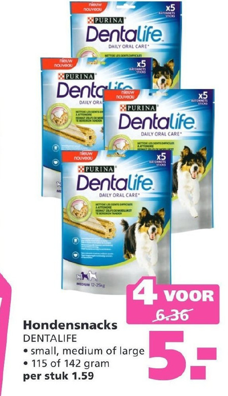 Dentalife   hondensnacks folder aanbieding bij  Ranzijn Tuin en Dier - details
