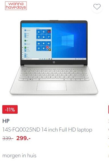 HP   notebook folder aanbieding bij  wehkamp.nl - details