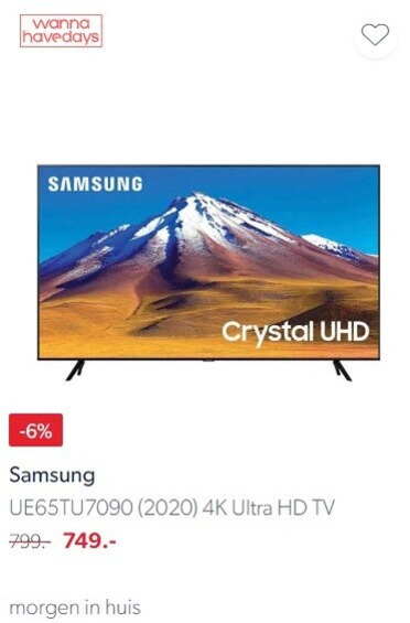 Samsung   4k ultrahd televisies folder aanbieding bij  wehkamp.nl - details