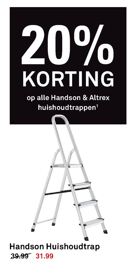 Altrex   huishoudtrap folder aanbieding bij  Karwei - details