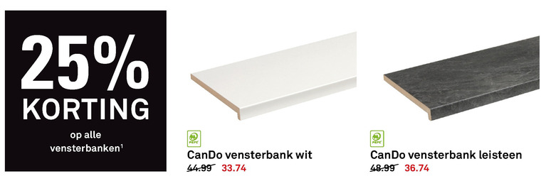 Cando   vensterbank folder aanbieding bij  Karwei - details