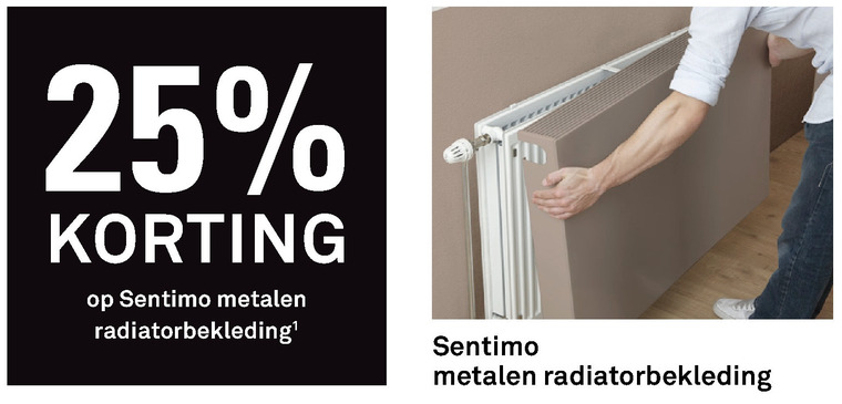 Sentimo   radiatorbekleding folder aanbieding bij  Karwei - details