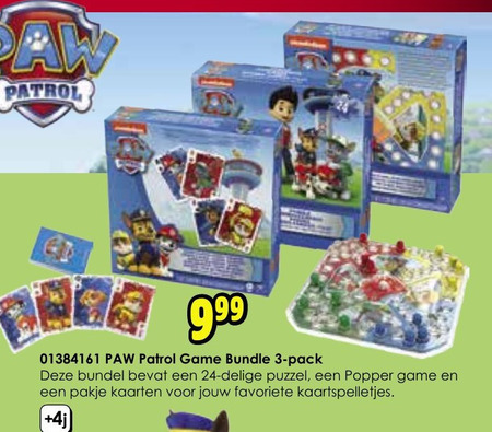 Paw Patrol   kaartspelletje folder aanbieding bij  ToyChamp - details