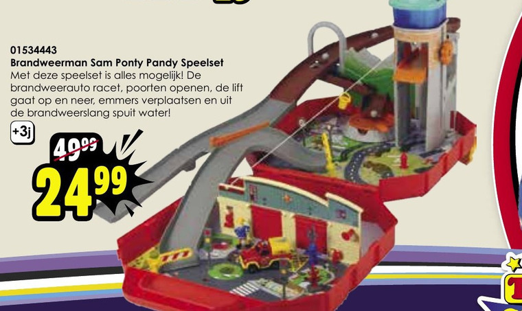 Brandweerman Sam   speelgarage folder aanbieding bij  ToyChamp - details