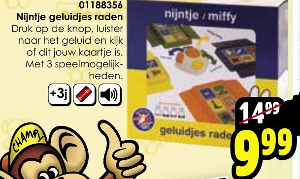 Nijntje   kinderspelletje folder aanbieding bij  ToyChamp - details