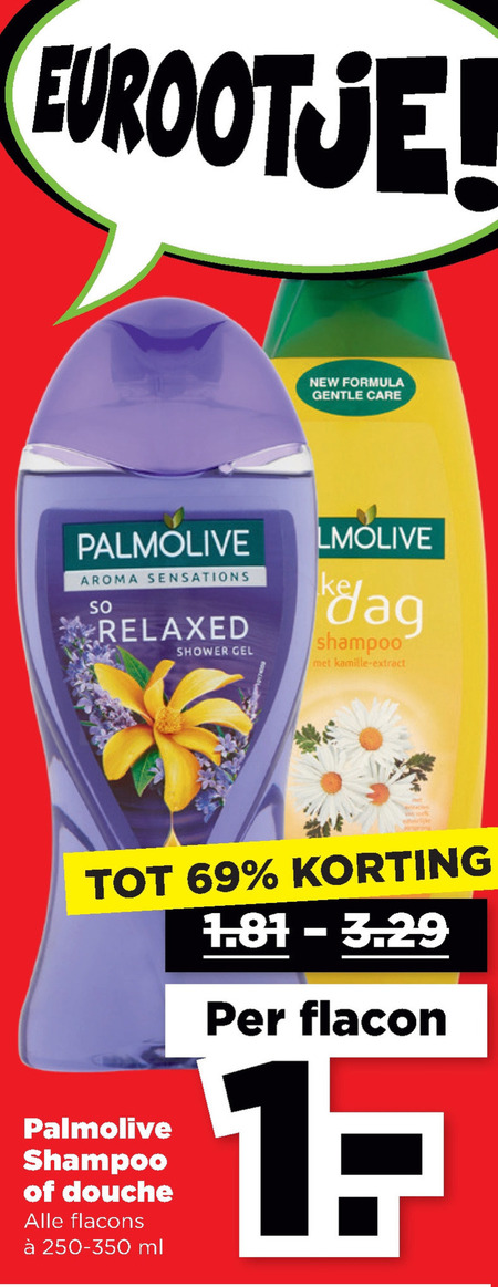 Palmolive   shampoo, douchegel folder aanbieding bij  Plus - details