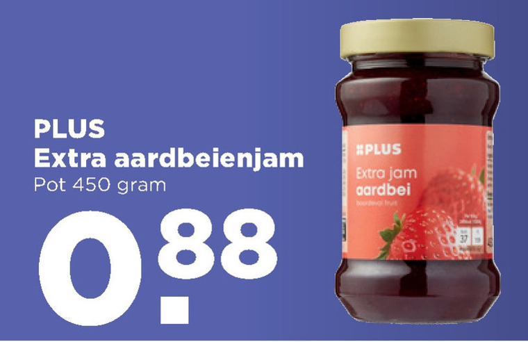 Plus Huismerk   jam folder aanbieding bij  Plus - details