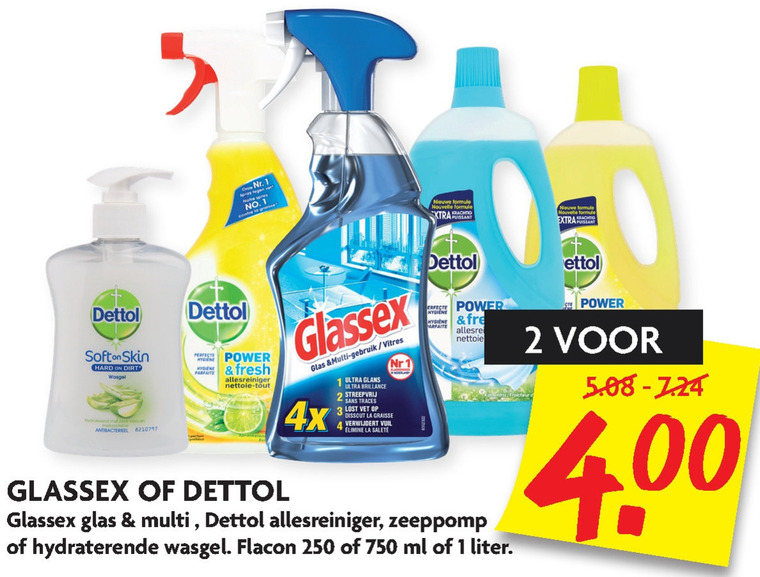 Dettol   handzeep, allesreiniger folder aanbieding bij  Dekamarkt - details