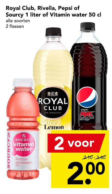 Royal Club   fruitdrank, frisdrank folder aanbieding bij  Deen - details