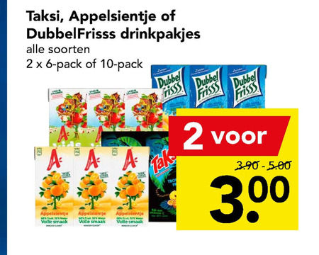 Appelsientje   fruitdrank folder aanbieding bij  Deen - details