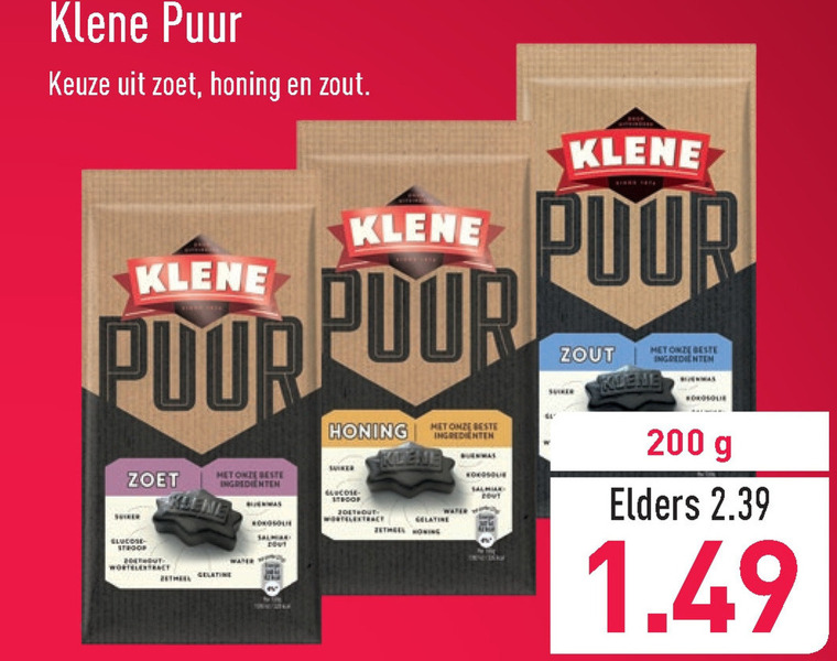 Klene   drop folder aanbieding bij  Aldi - details