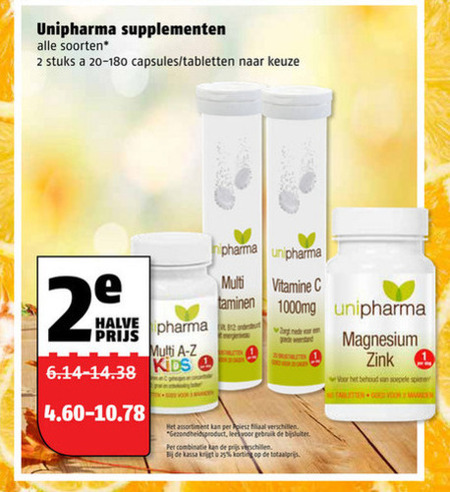 unipharma   voedingssupplement folder aanbieding bij  Poiesz - details