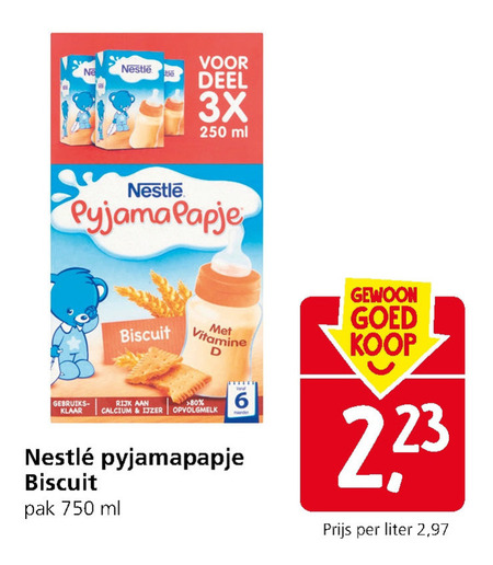 Nestle   babyvoeding folder aanbieding bij  Jan Linders - details