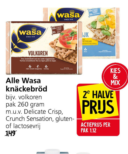 Wasa   knackebrod folder aanbieding bij  Jan Linders - details