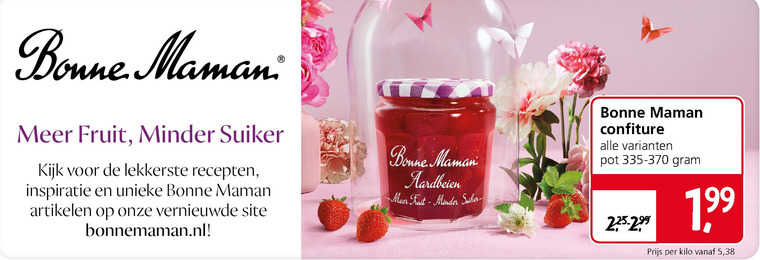 Bonne Maman   jam folder aanbieding bij  Jan Linders - details