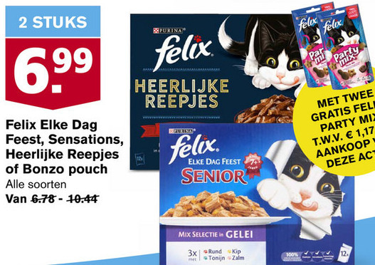 Bonzo   kattenvoer, hondensnacks folder aanbieding bij  Hoogvliet - details