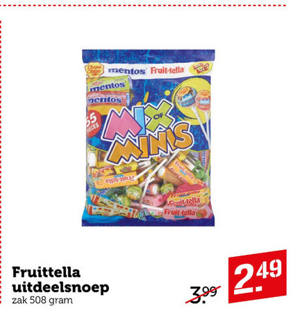 Fruit-Tella   snoep folder aanbieding bij  Coop - details