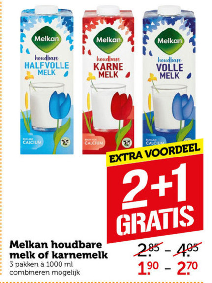 Melkan   melk, karnemelk folder aanbieding bij  Coop - details