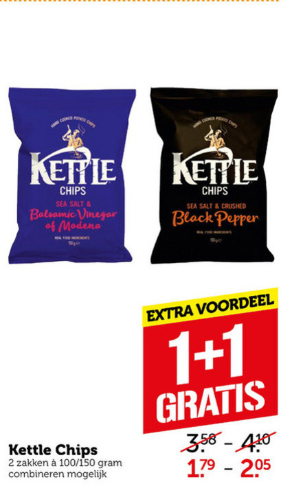 Kettle   chips folder aanbieding bij  Coop - details