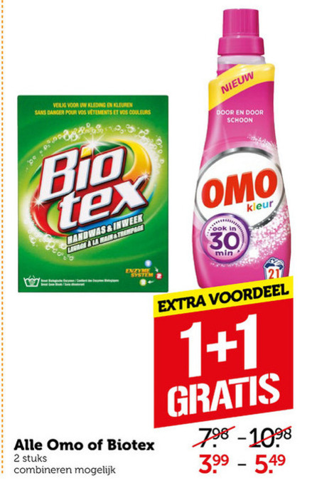 Omo   handwasmiddel, wasmiddel folder aanbieding bij  Coop - details