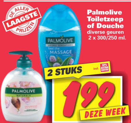 Palmolive   douchegel, handzeep folder aanbieding bij  Nettorama - details