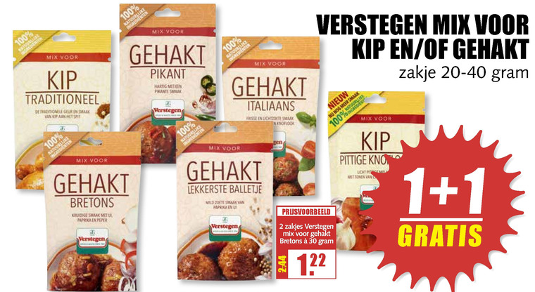 Verstegen   kruiden folder aanbieding bij  MCD Supermarkt Basis - details