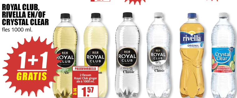 Rivella   frisdrank, fruitdrank folder aanbieding bij  MCD Supermarkt Basis - details