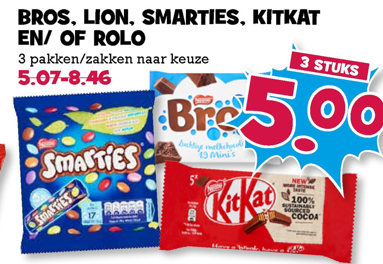 KitKat   chocoladereep, mini chocoladerepen folder aanbieding bij  Boons Markt - details