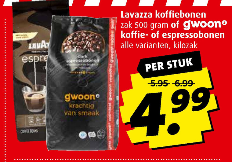 Lavazza   koffiebonen folder aanbieding bij  Boni - details