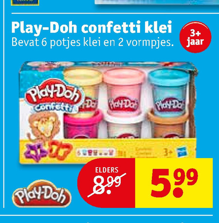 Play-Doh   losse potjes klei folder aanbieding bij  Kruidvat - details